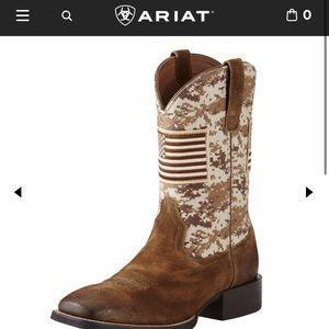 Men’s Ariat Sport Patriot Western Boots 7D